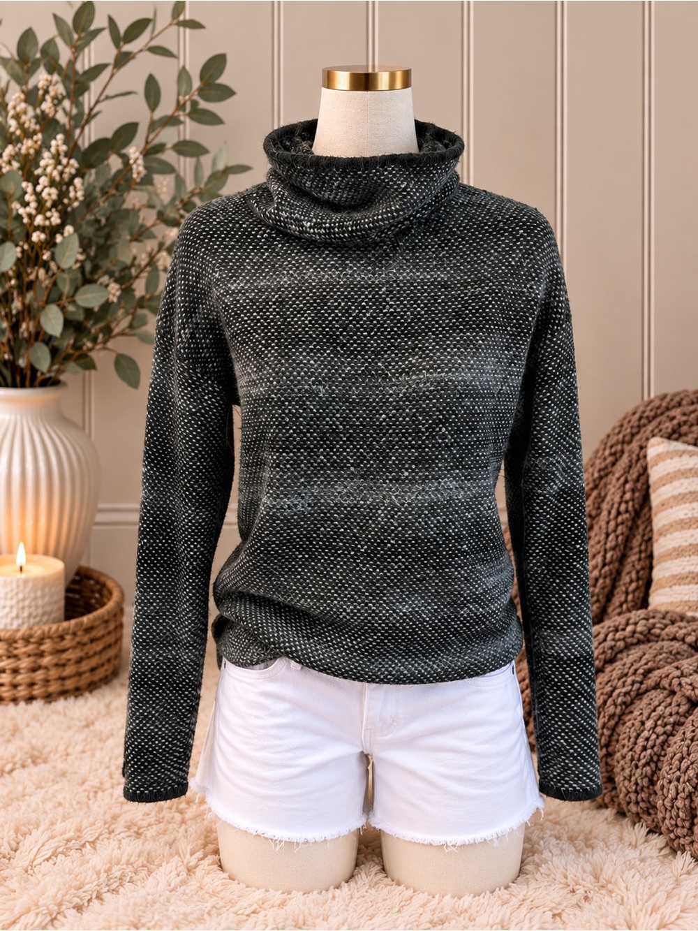 Women's Cowl Neck Sweater